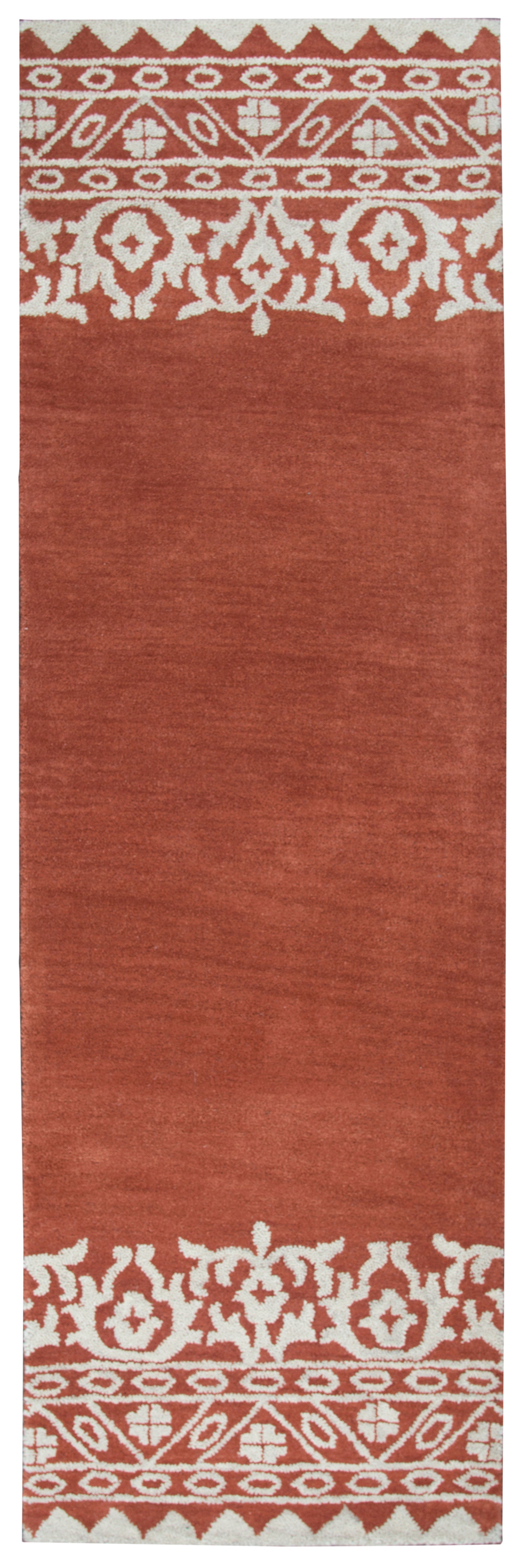 Rizzy Home Marianna Fields MF092A Rust Ornamental Area Rug