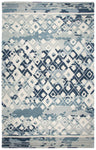 Rizzy Home Marianna Fields MF754A Gray Dimonds Distress Area Rug