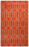 Rizzy Home Marianna Fields MF9452 Red Trellis Area Rug