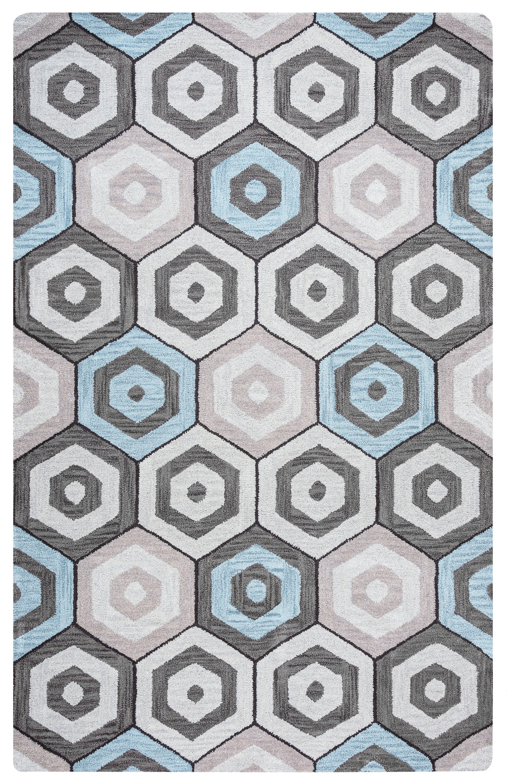 Rizzy Home Marianna Fields MF9519 Multi-Colored Geometric Area Rug
