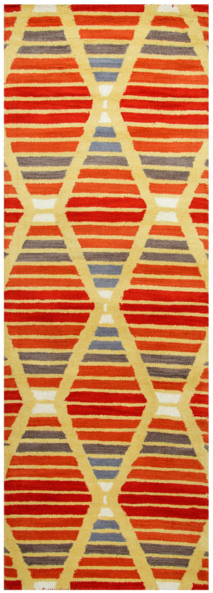 Rizzy Home Marianna Fields MF9520 Multi-Colored Striped Area Rug