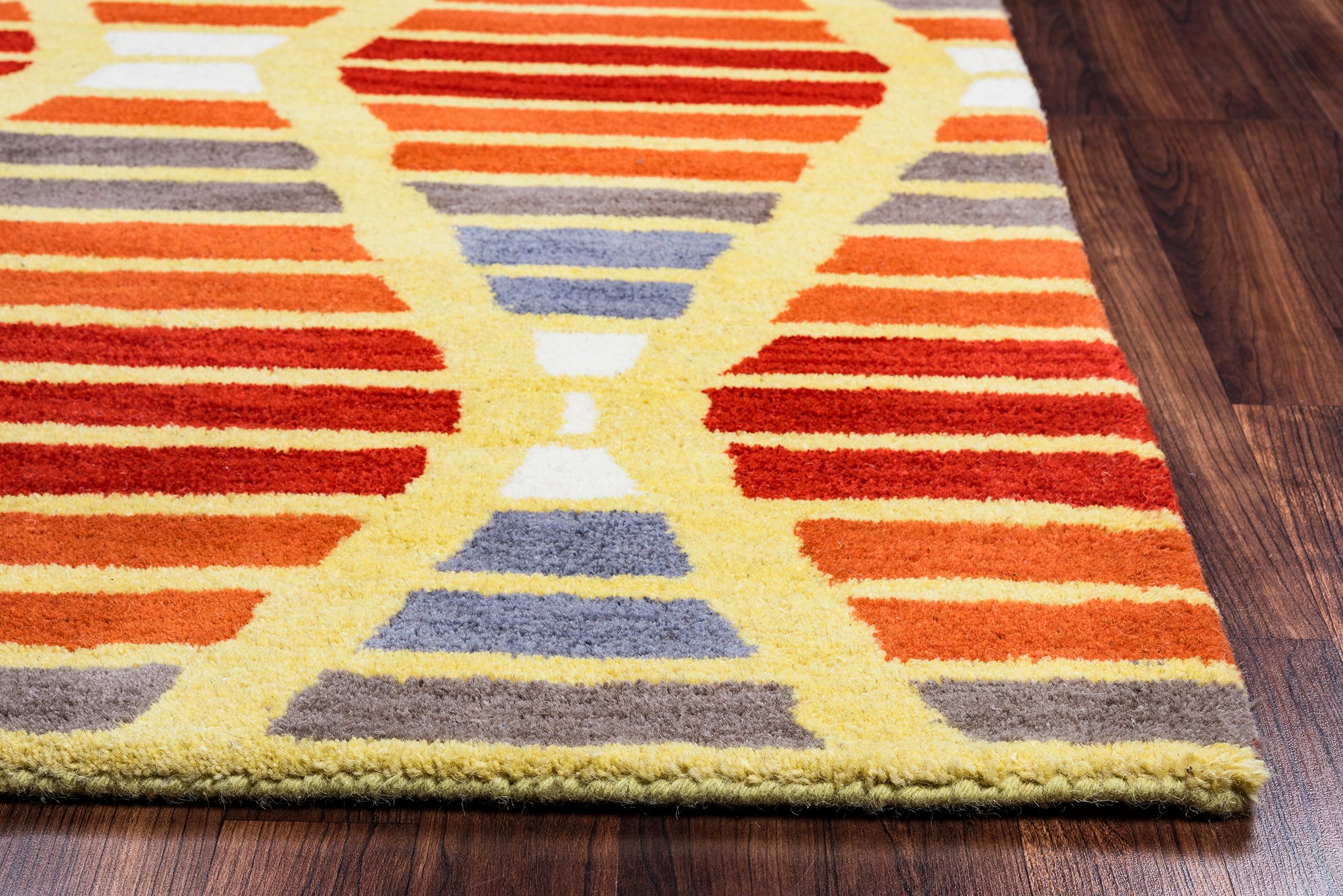 Rizzy Home Marianna Fields MF9520 Multi-Colored Striped Area Rug
