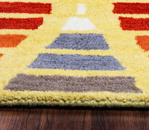 Rizzy Home Marianna Fields MF9520 Multi-Colored Striped Area Rug