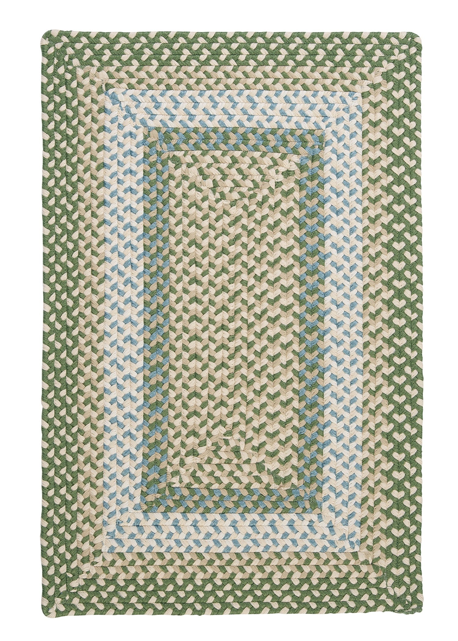 Colonial Mills Montego MG19 Lily Pad Green Indoor/Outdoor Area Rug
