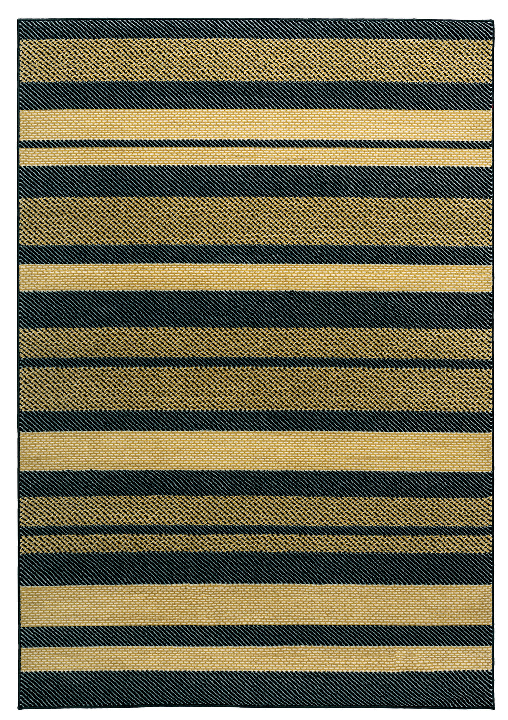 Rizzy Home Millington MG4770 Black Striped Area Rug
