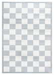 Rizzy Home Millington MG4875 Light Grey Checker Area Rug