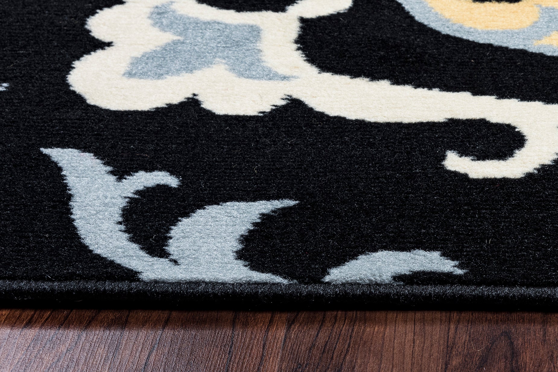 Rizzy Home Millington MG4886 Black Ornamental Area Rug