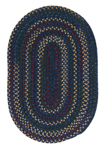 Colonial Mills Midnight MN57 Indigo Traditional Area Rug