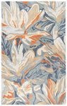 Rizzy Home Mod MO757A Blue Abstrack Floral Area Rug