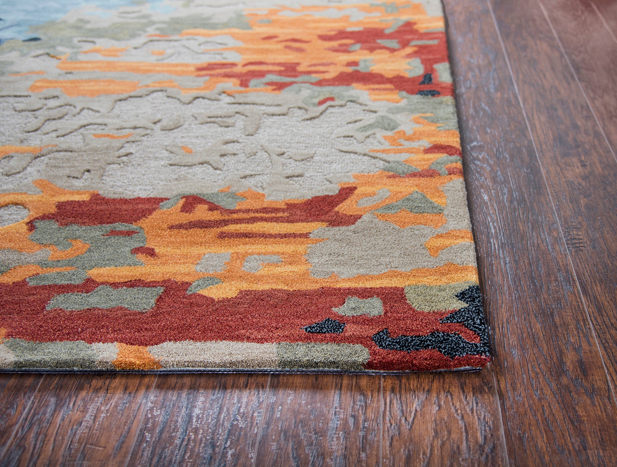 Rizzy Home Mod MO999A Tan Abstrack Area Rug