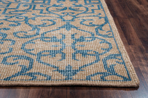 Rizzy Home Maison MS8674 Natural Ornamental Area Rug