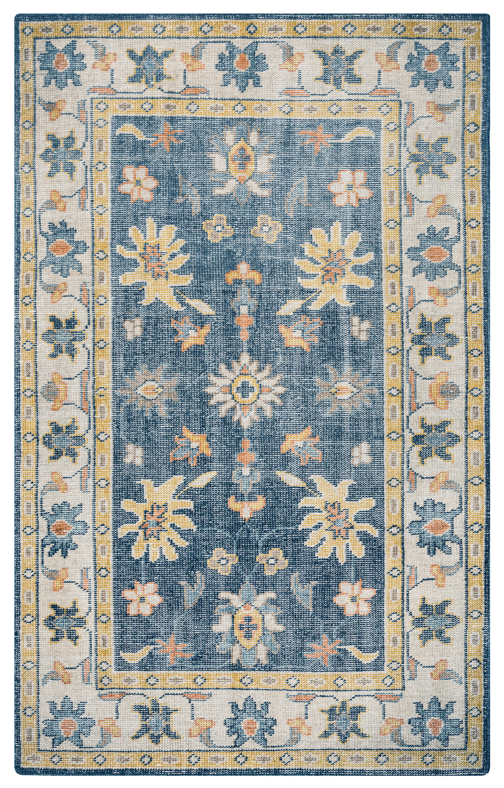 Rizzy Home Maison MS8685 Multi-Colored Border Area Rug