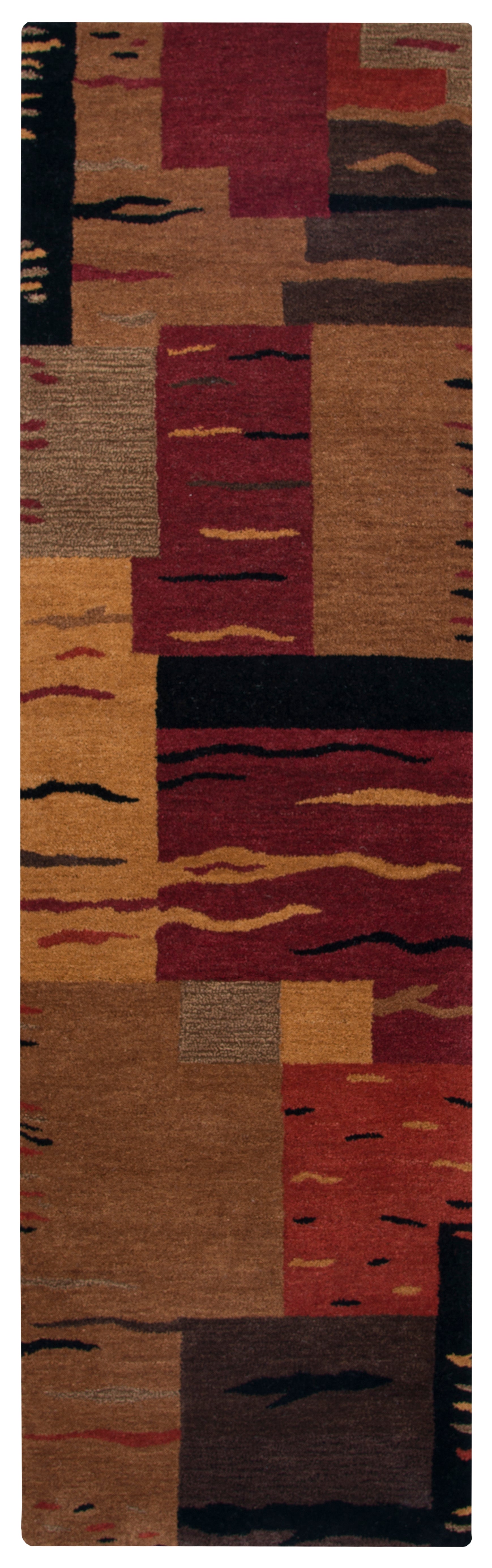 Rizzy Home Mojave MV127A Multi-Colored Block Area Rug