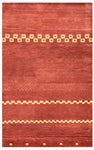 Rizzy Home Mojave MV3160 Rust Abstract Area Rug