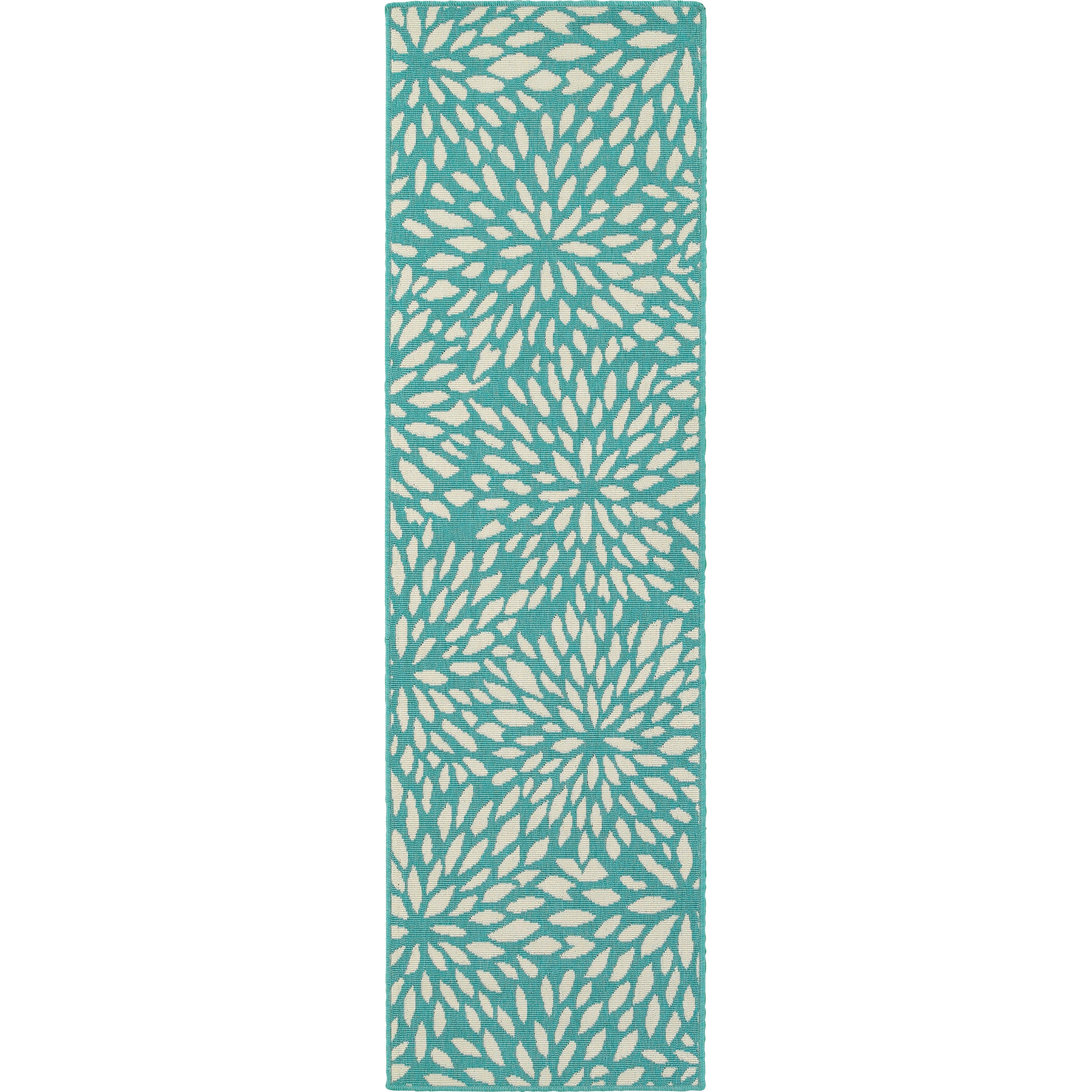 Oriental Weavers Meridian Blue/Ivory Floral 1506L Area Rug