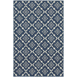 Oriental Weavers Meridian Navy/Ivory Lattice 5703B Area Rug
