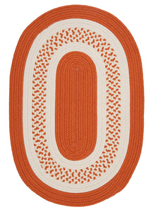 Colonial Mills Crescent NT21 Orange Indoor/Outdoor Area Rug