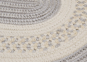 Colonial Mills Crescent NT31 Silver Indoor/Outdoor Area Rug