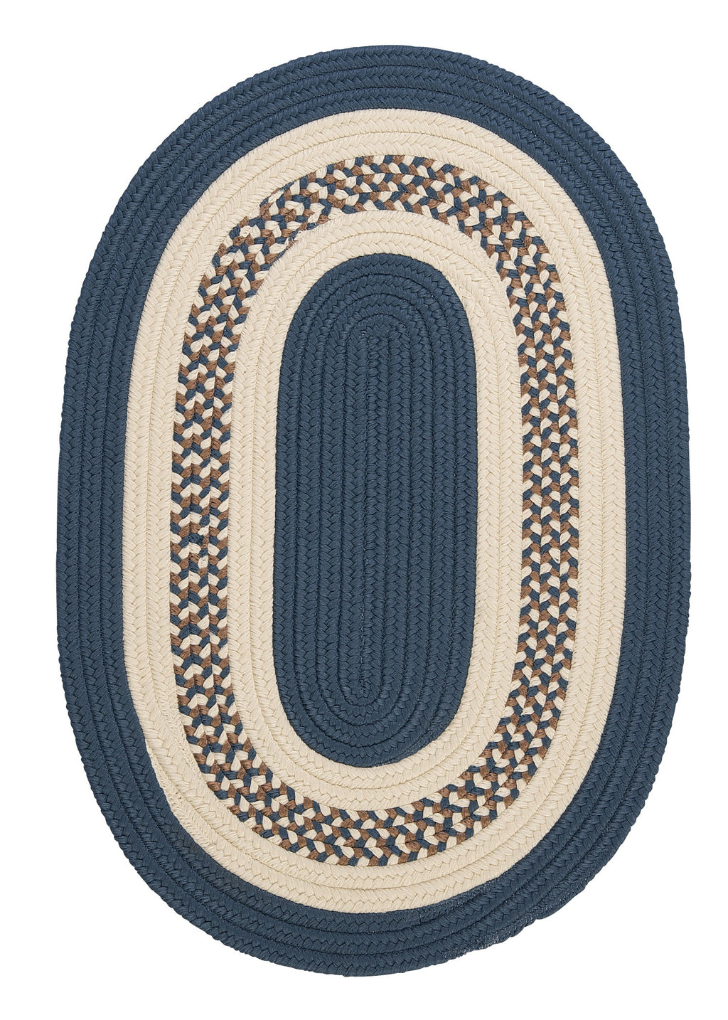 Colonial Mills Crescent NT51 Lake Blue Indoor/Outdoor Area Rug