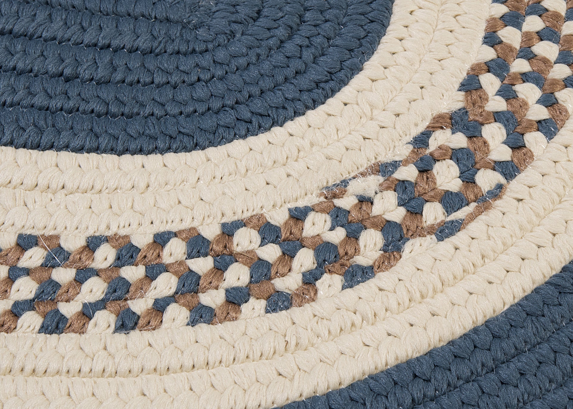 Colonial Mills Crescent NT51 Lake Blue Indoor/Outdoor Area Rug