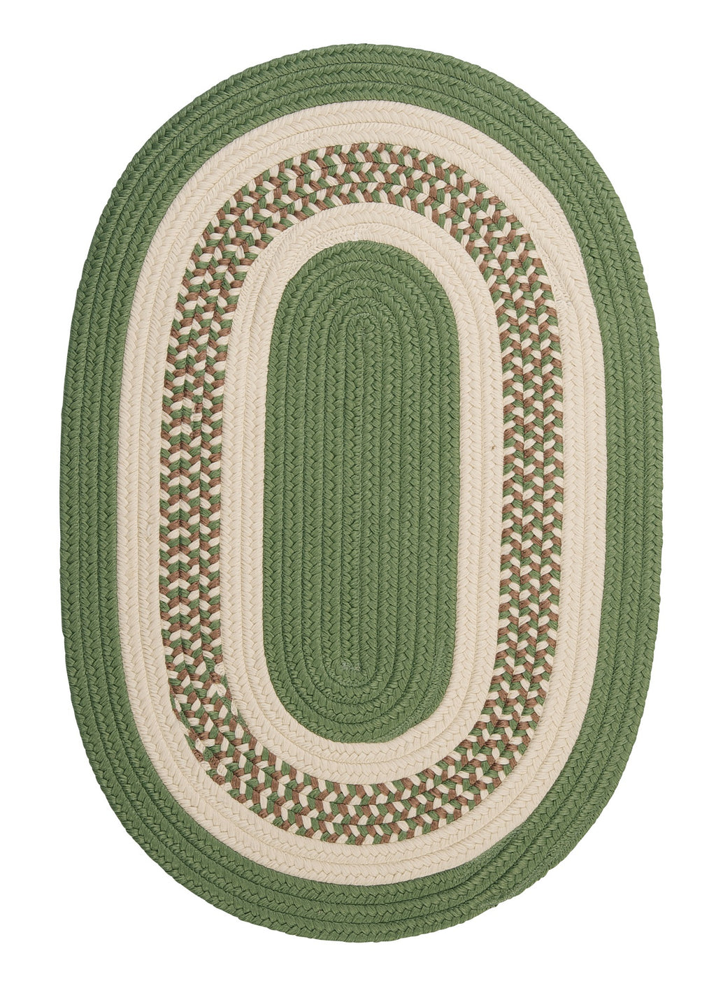 Colonial Mills Crescent NT61 Moss Green Indoor/Outdoor Area Rug