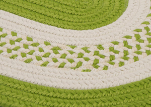 Colonial Mills Crescent NT62 Bright Green Indoor/Outdoor Area Rug
