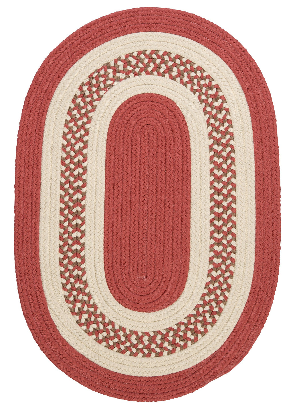 Colonial Mills Crescent NT71 Terracotta Indoor/Outdoor Area Rug