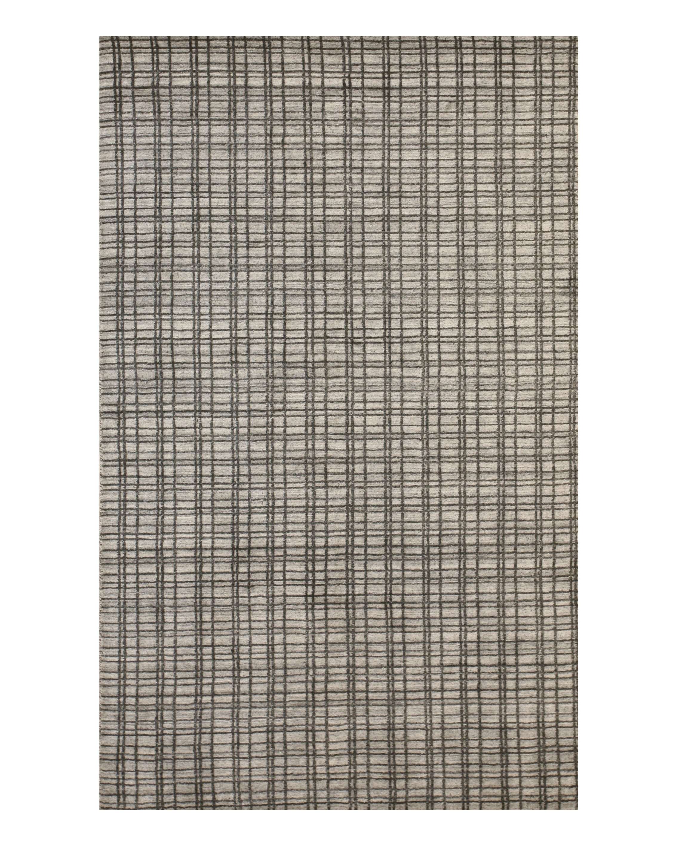 EORC Silver Handmade Bamboo Silk Thomas Rug