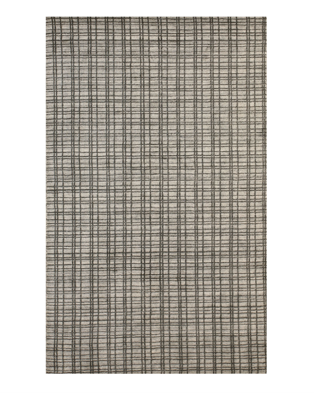 EORC Silver Handmade Bamboo Silk Thomas Rug