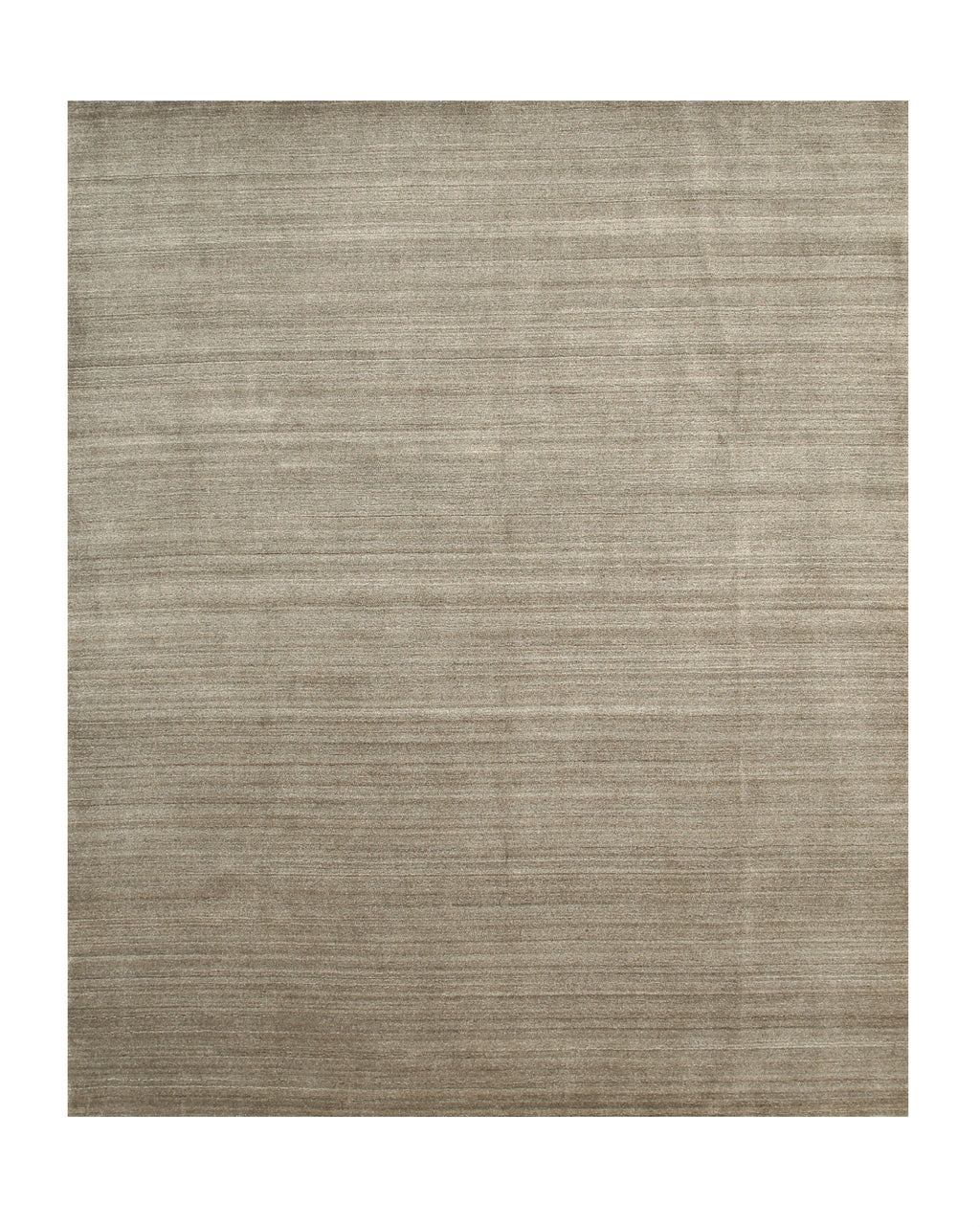 EORC Brown Handmade Wool & Viscose Urban Rug