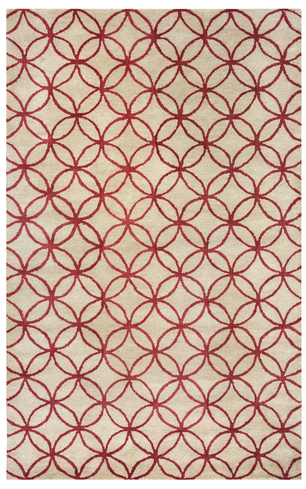 Rizzy Home Opus OP8090 Khaki Geometric Area Rug