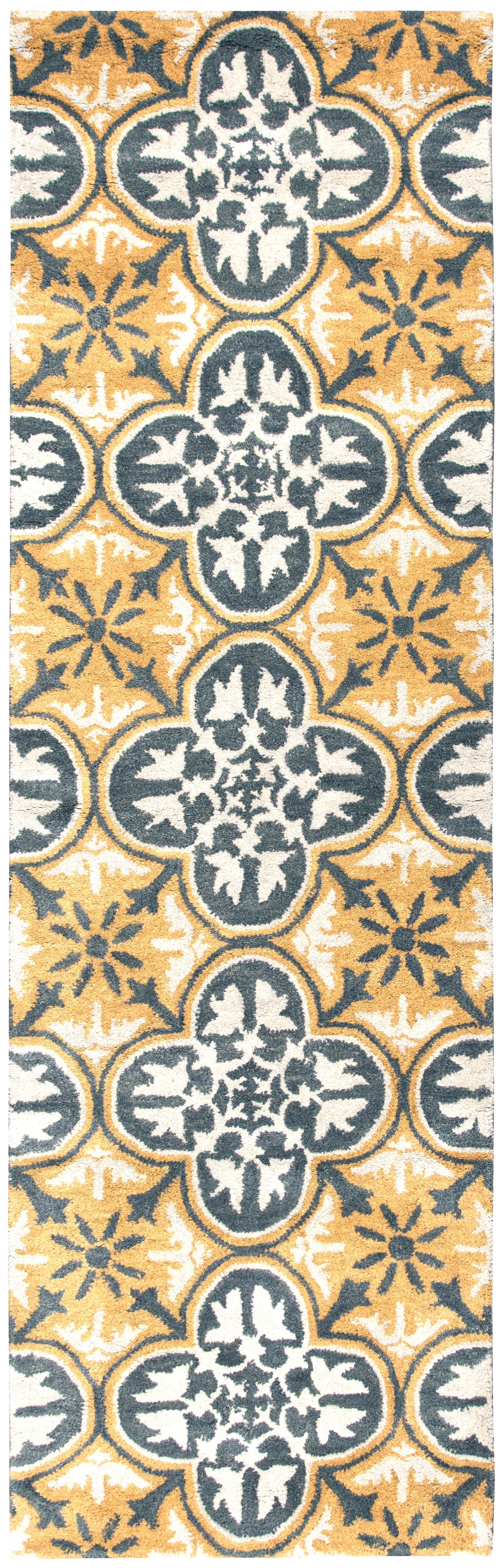 Rizzy Home Opus OP8100 Yellow Print Area Rug