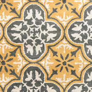 Rizzy Home Opus OP8100 Yellow Print Area Rug