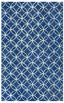 Rizzy Home Opus OP8120 Blue Geometric Area Rug