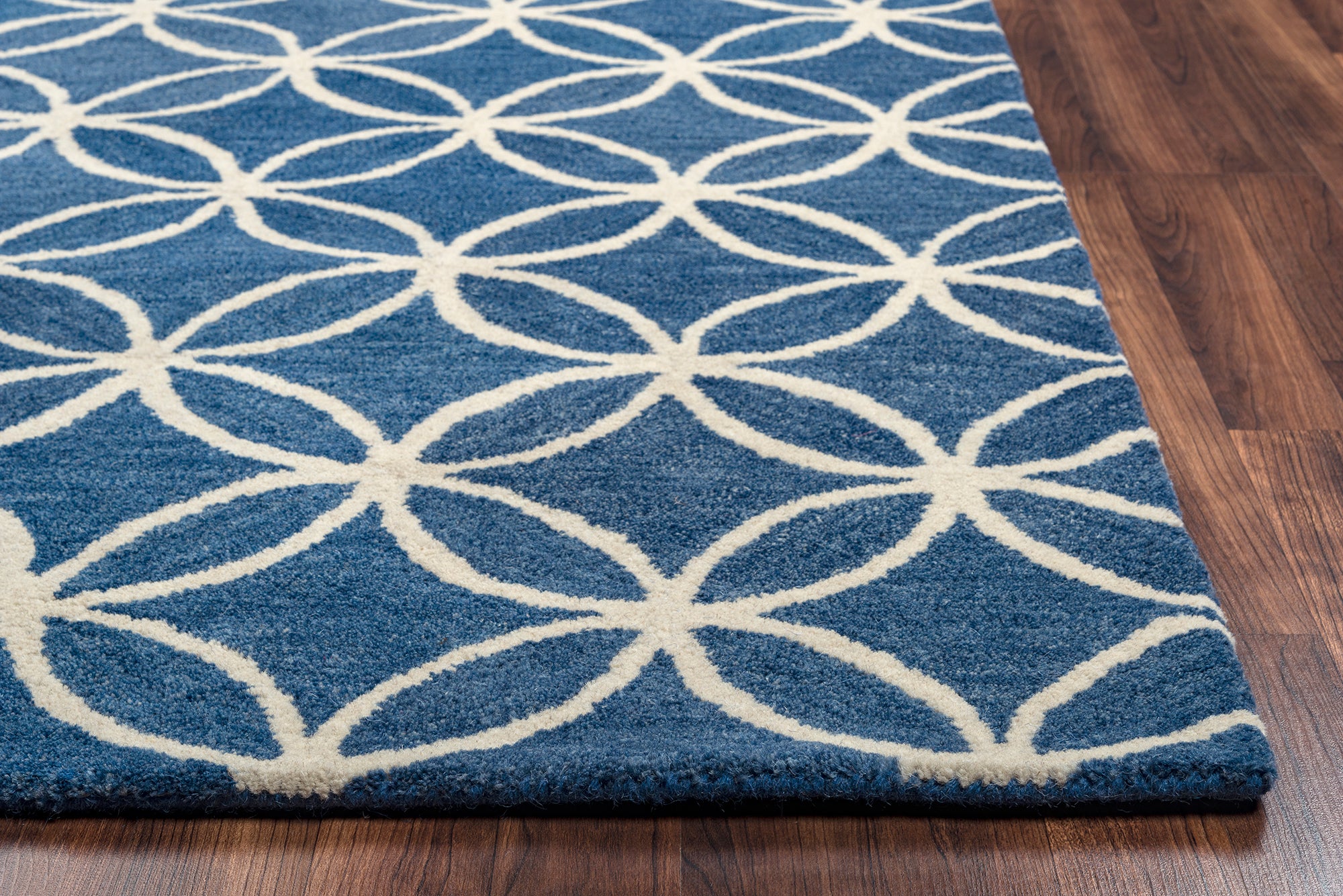 Rizzy Home Opus OP8120 Blue Geometric Area Rug