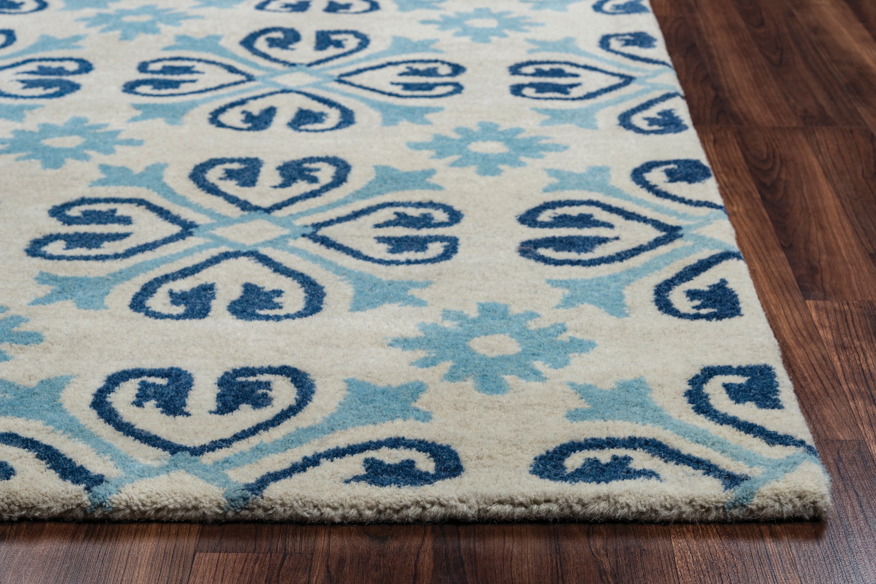 Rizzy Home Opus OP8136 Off White Print Area Rug