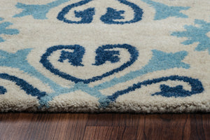 Rizzy Home Opus OP8136 Off White Print Area Rug