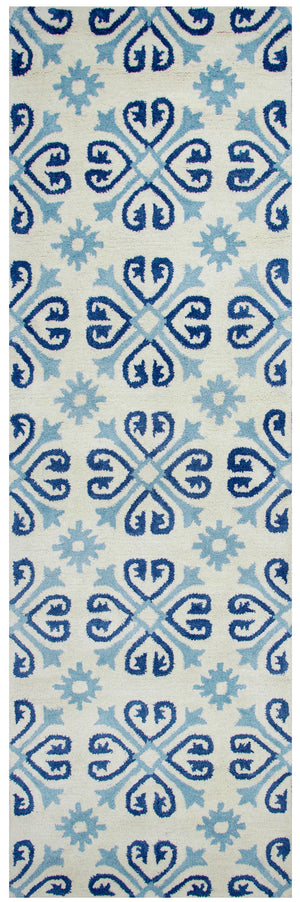 Rizzy Home Opus OP8136 Off White Print Area Rug