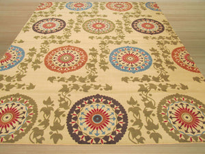 EORC Ivory Transitional Floral Mandana Rug