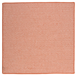 Colonial Mills Outdoor Houndstooth Tweed OT19 Orange Indoor/Outdoor Area Rug