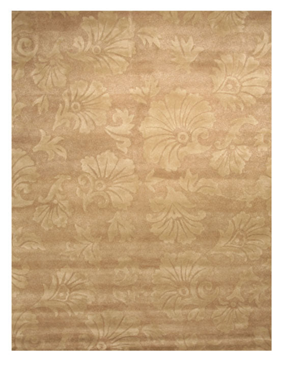 EORC Brown Hand-Tufted Wool Morgan Rug