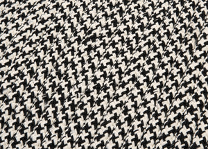 Colonial Mills Outdoor Houndstooth Tweed OT49 Black Indoor/Outdoor Area Rug