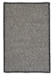 Colonial Mills Outdoor Houndstooth Tweed OT49 Black Indoor/Outdoor Area Rug