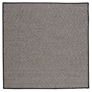 Colonial Mills Outdoor Houndstooth Tweed OT49 Black Indoor/Outdoor Area Rug