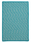 Colonial Mills Outdoor Houndstooth Tweed OT57 Turquoise Indoor/Outdoor Area Rug