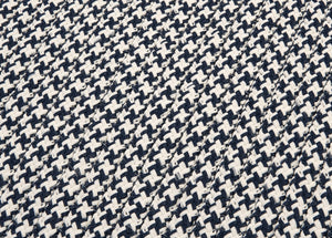 Colonial Mills Outdoor Houndstooth Tweed OT59 Navy Indoor/Outdoor Area Rug