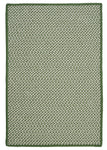 Colonial Mills Outdoor Houndstooth Tweed OT68 Leaf Green Indoor/Outdoor Area Rug
