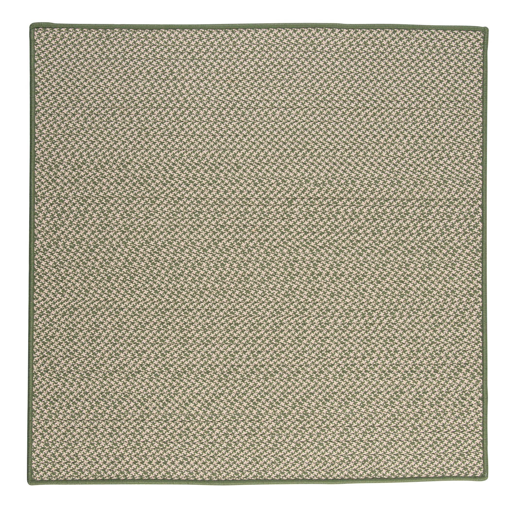 Colonial Mills Outdoor Houndstooth Tweed OT68 Leaf Green Indoor/Outdoor Area Rug