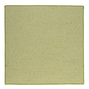 Colonial Mills Outdoor Houndstooth Tweed OT69 Lime Indoor/Outdoor Area Rug