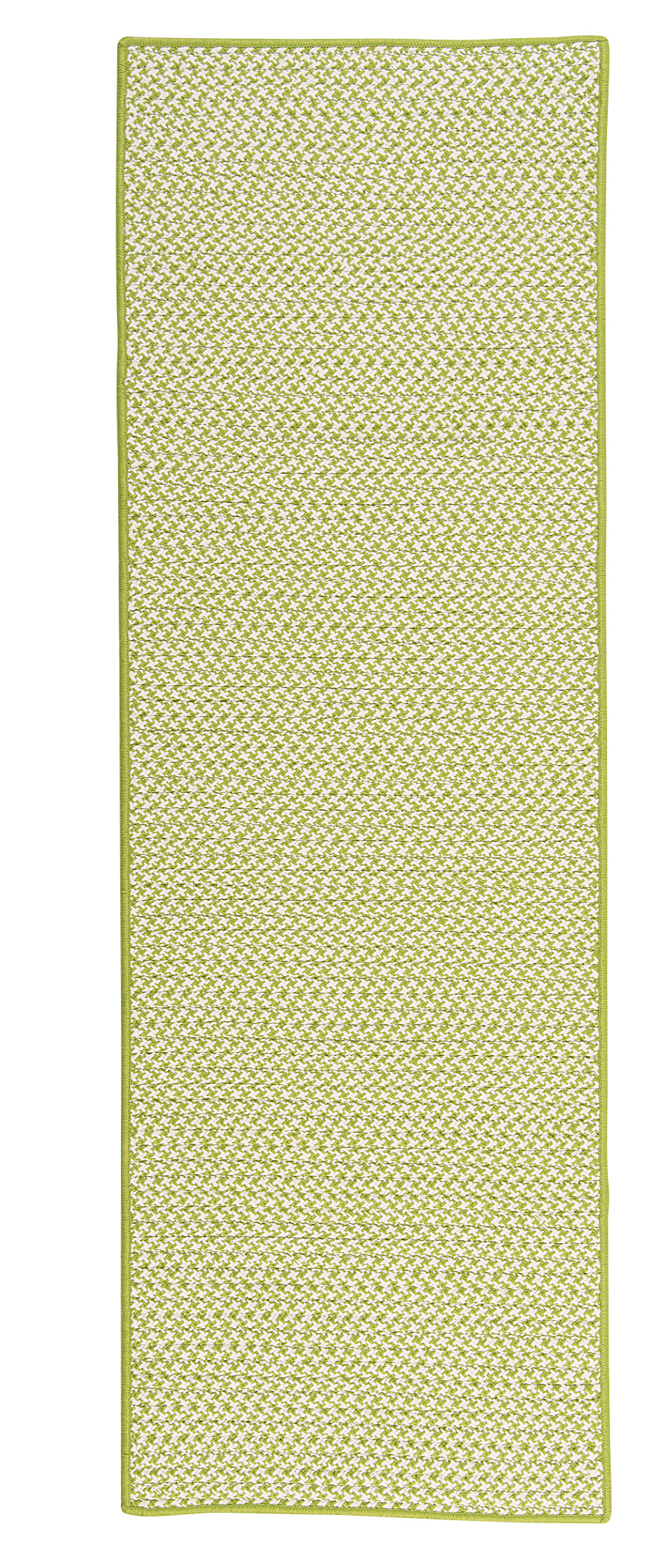 Colonial Mills Outdoor Houndstooth Tweed OT69 Lime Indoor/Outdoor Area Rug